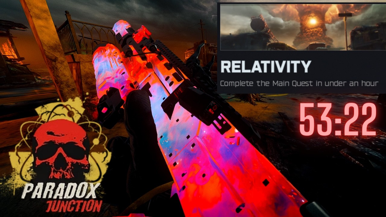 BO7 Zombies | Paradox Junction Solo Easter Egg (Flawless/No Gums)