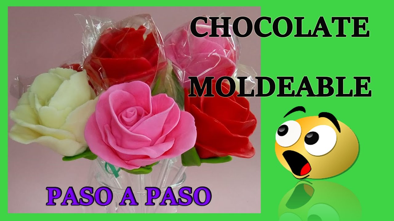 🔴Como Hacer CHOCOLATE PARA MOLDEAR 🌹😱 Chocolate Plástico, Chocolate Moldeable