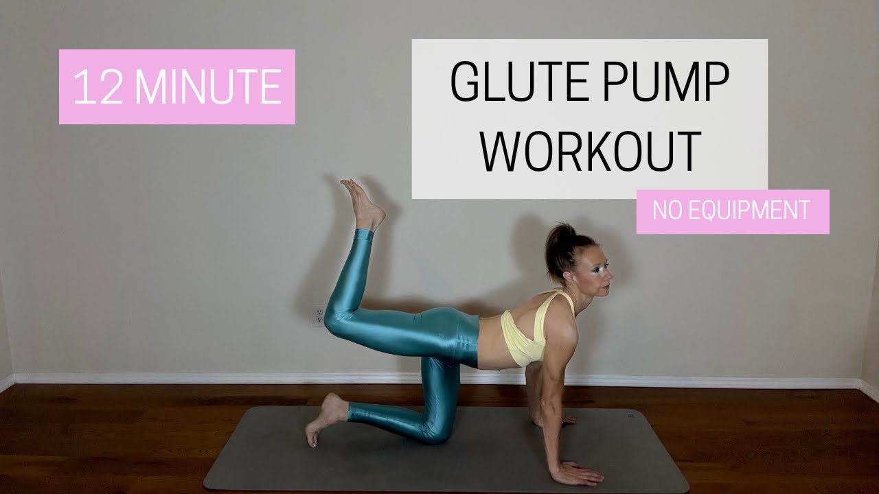 12 Minute Glute Pump Workout - No Equipment