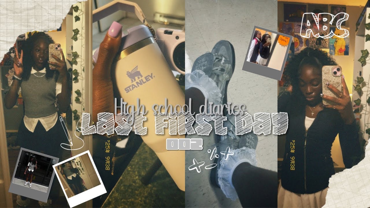 HIGH SCHOOL DIARIES 002 | Last First Day of High School 🏫 | VioletBrinson 