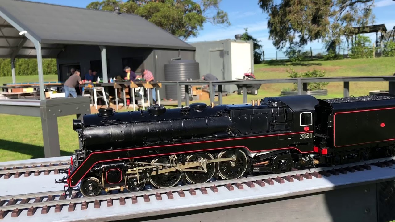 NSWGR 3820 Winter Steam