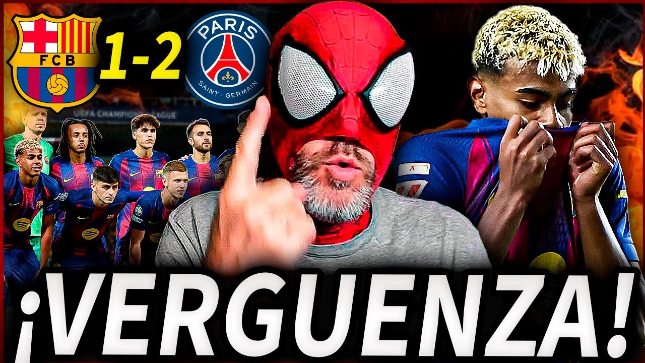 VERGÜENZA HISTÓRICA. BAÑO TOTAL DEL PSG AL BARÇA 1-2. ¡¡¡EXPLOTO!!! (ESTOY HUNDIDO)