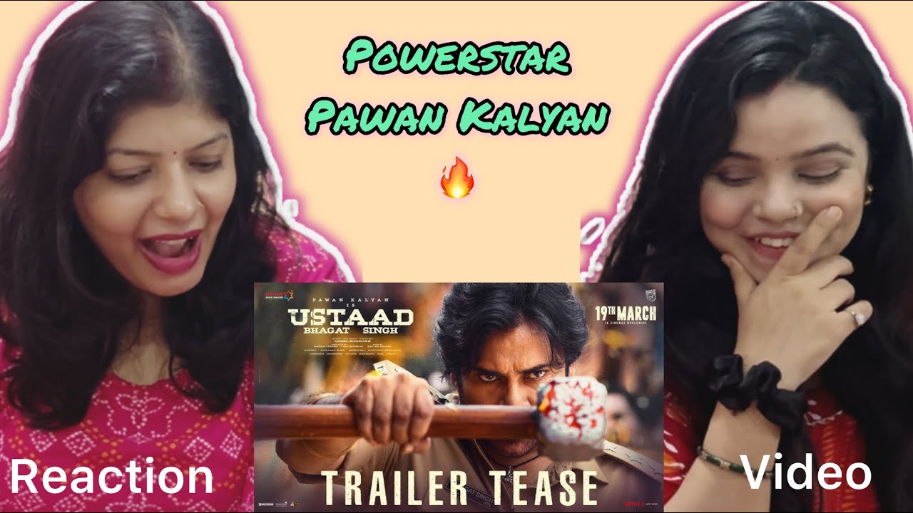 Ustaad Bhagat Singh Trailer Tease Reaction | Pawan kalyan | Sreeleela | Harish Shankar | Vibe Check