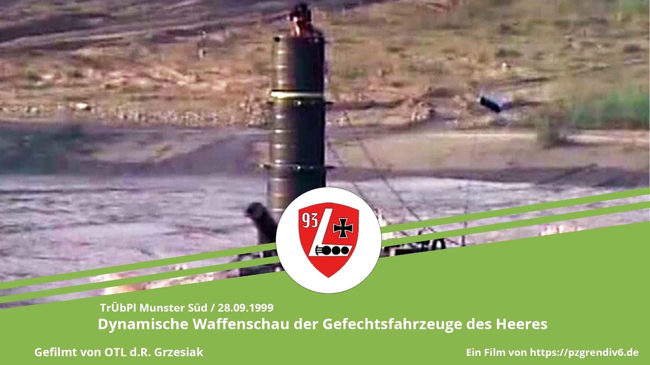 PzLBrig 9 - Dynamische Waffenschau der Gefechtsfahrzeuge des Heeres (09/1999)