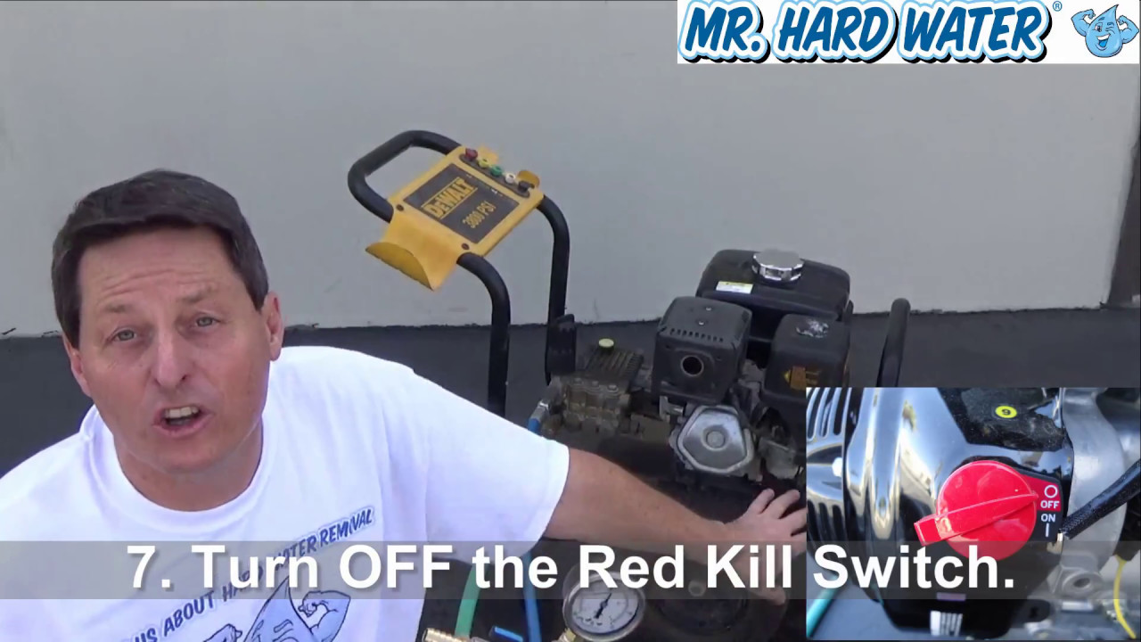 Dewalt 3835 - Part 2 Starting the Engine - Mr. Hard Water Wet Blasting