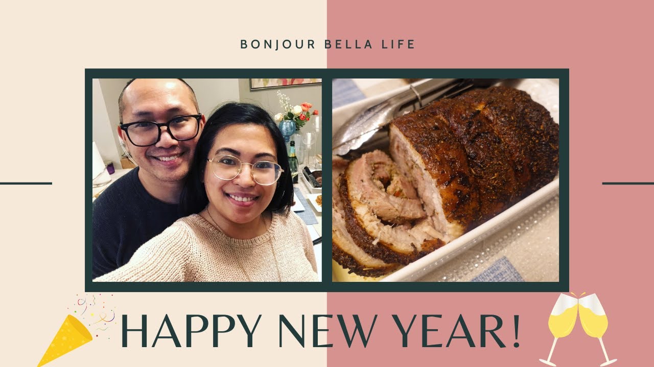 Happy New Year 2021 | New Year's Eve Dinner | Italian-Style Porchetta | Monique and D