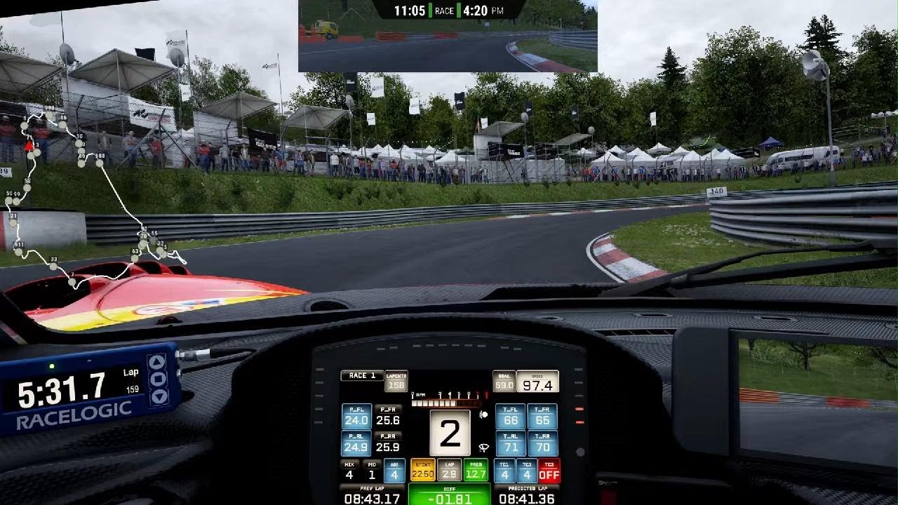 Assetto Corsa Competizione 24h nurb finish oct 2024