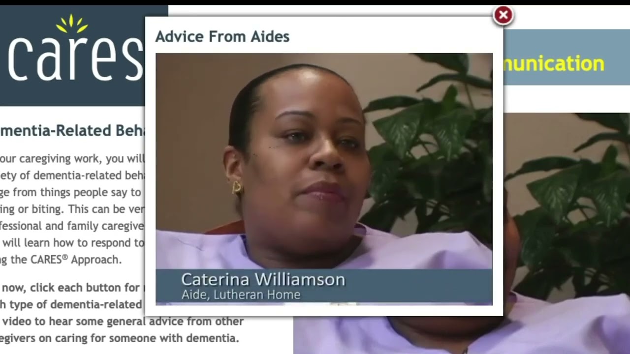 CARES&reg; Dementia 5-Step Method&trade; Online Training and Certification - Preview