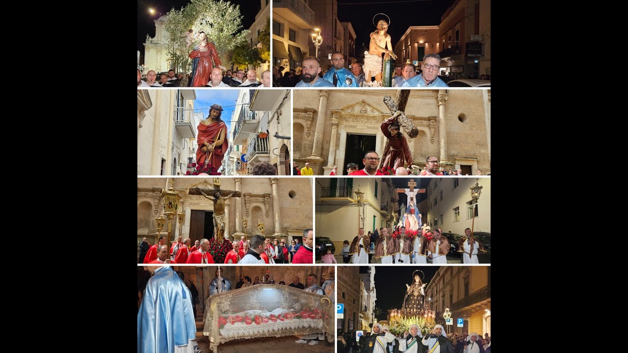 Pasqua 2024: le processioni del giovedì e venerdì santo VIDEO