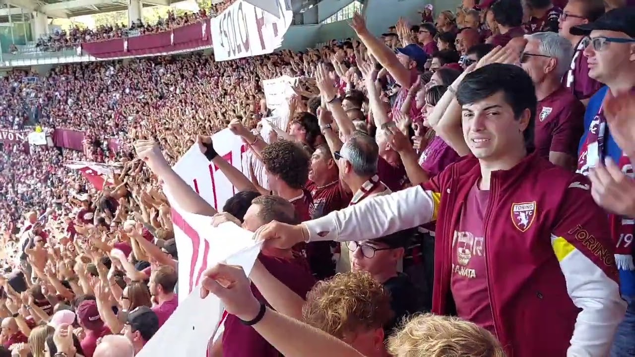 TORINO LECCE 0  0 curva maratona  15 9 24 con nuovo coro