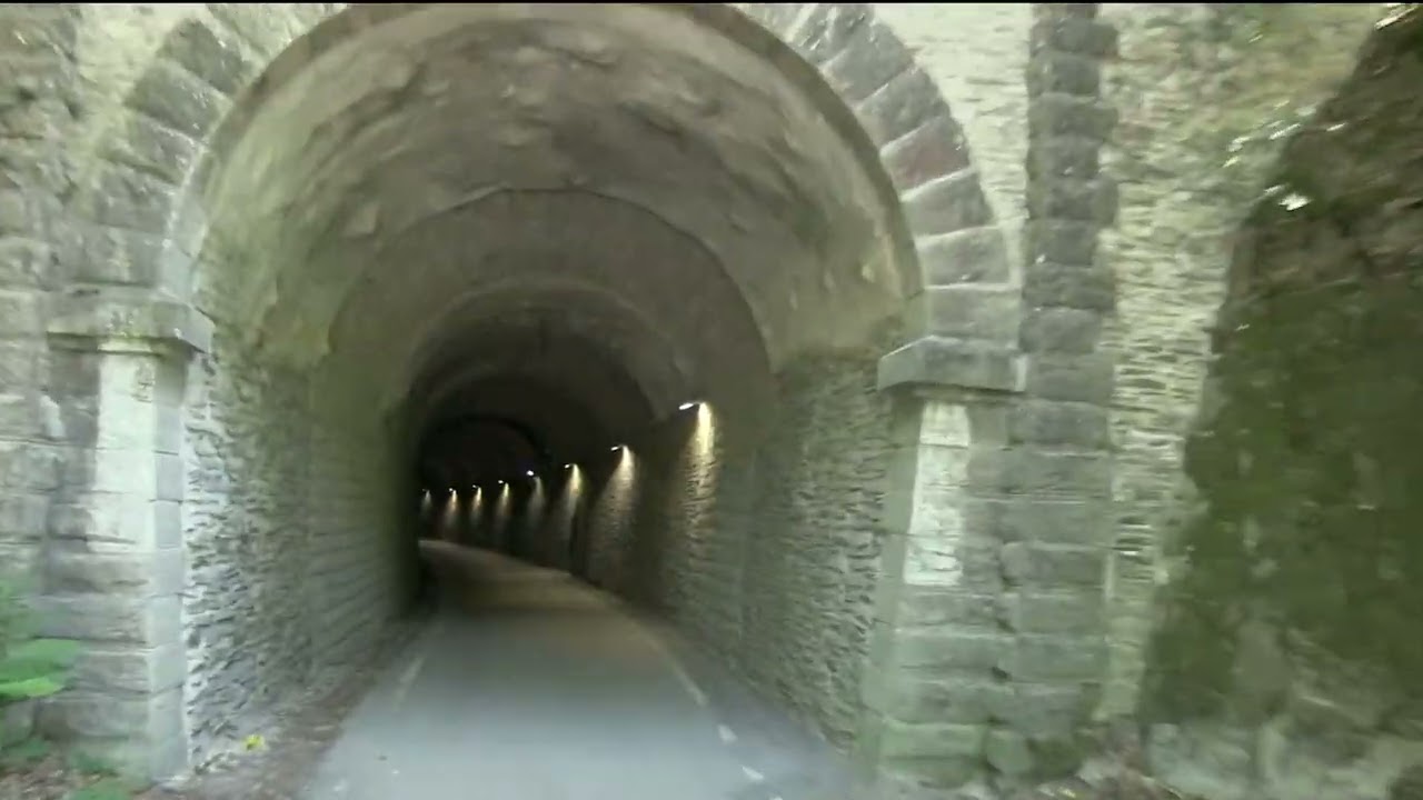 Le Ravel de la ligne 163 , Bastogne - Wiltz (Grand Duché de Luxembourg  )