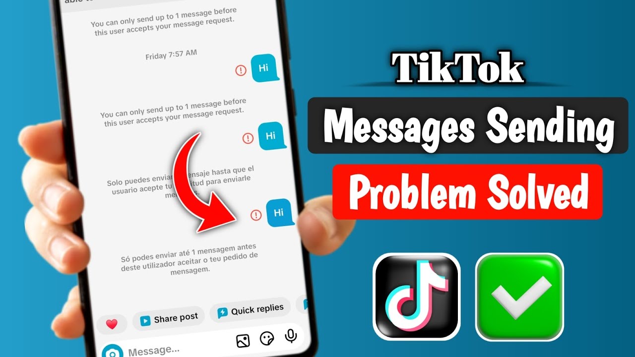 Fix TikTok Messages Not Sending Or Receiving (2026) TikTok Messages Not Sending Problem