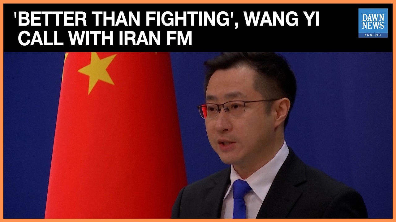 China Urges Dialogue, Says Talking 'Better Than Fighting' After Wang Yi Call with Iran FM
