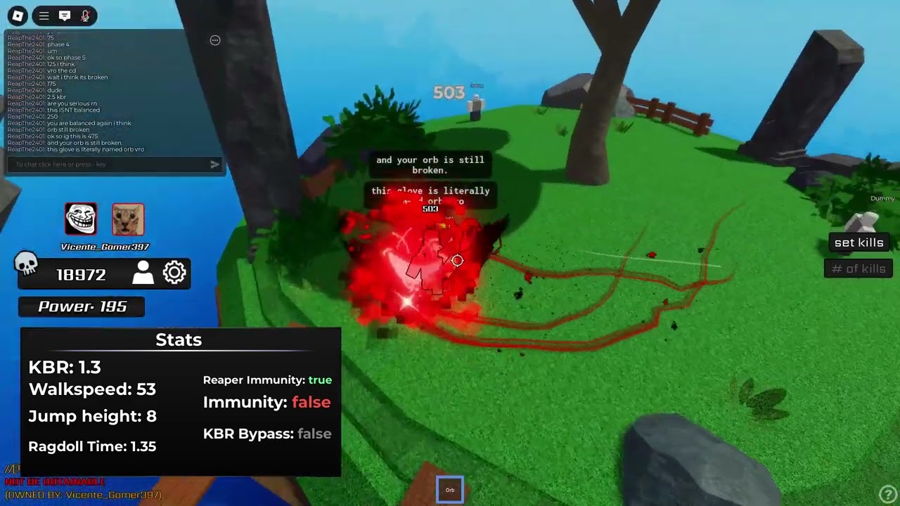 Orb Showcase - Killstreak Pandemonium (Roblox)