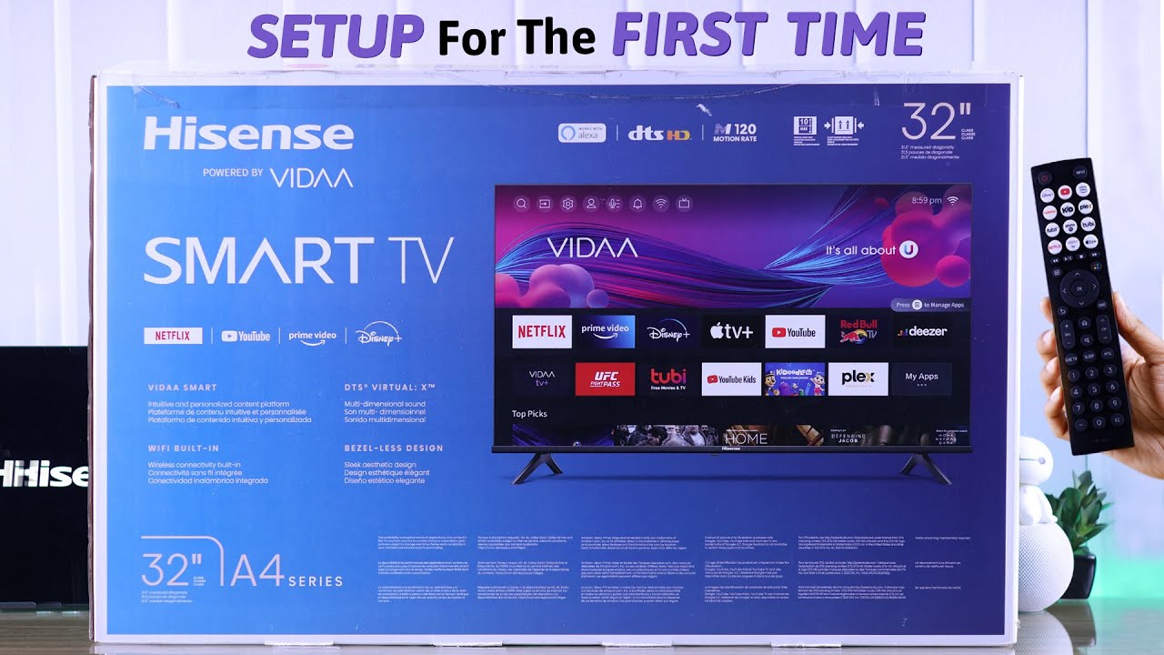 Hisense VIDAA Smart TV: How to Setup From beginning! [Step by Step]