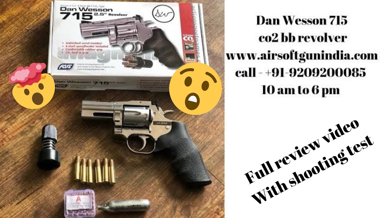 Dan wesson 715 BB co2 air gun full review and shooting test