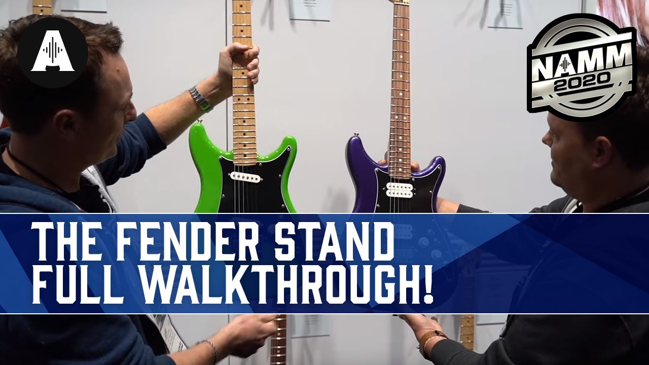 The NEW Fender Guitar Range! - Crazy Custom Shops, New Models & Loads More! - NAMM 2020