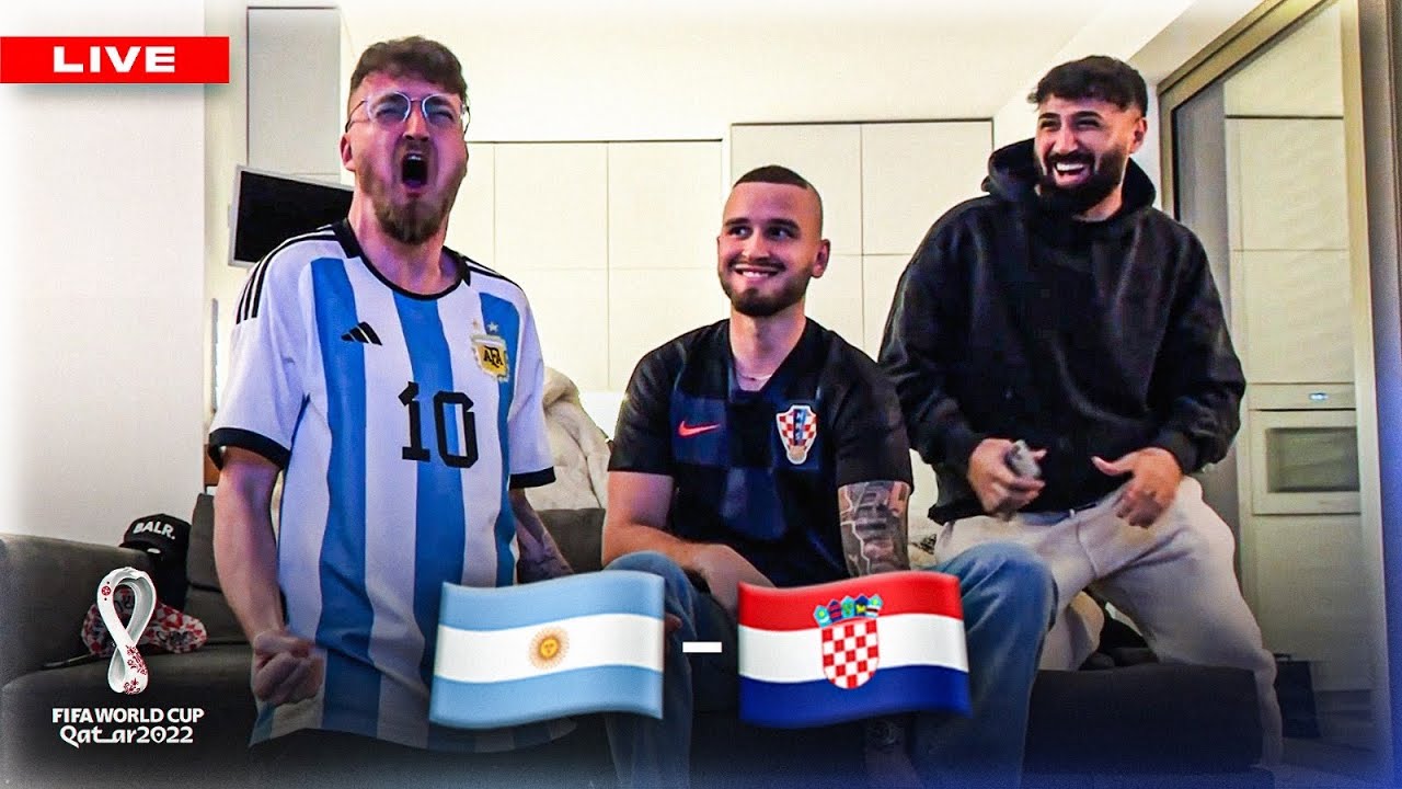 Live-Reaktion Argentinien vs. Kroatien 🇦🇷🇭🇷 mit ViscaBarca | Emotionalster Vlog