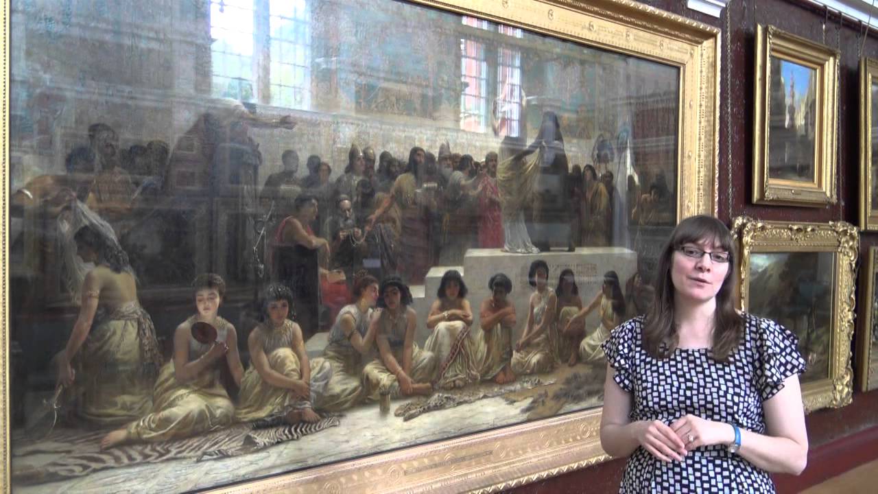 Royal Holloway's Curator, Dr Laura MacCulloch, discusses the Babylonian Marriage Market (1875)