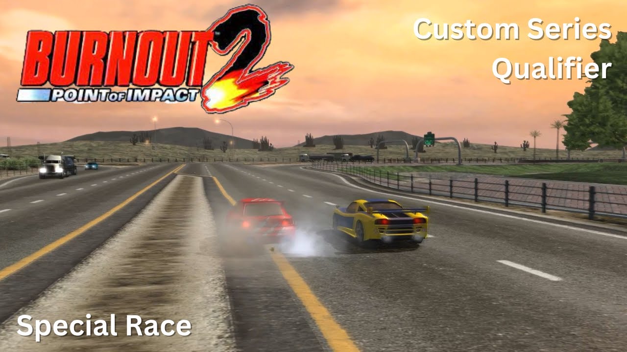 Burnout 2: Point of Impact (PS2) - Special Race - Custom Series Qualifier