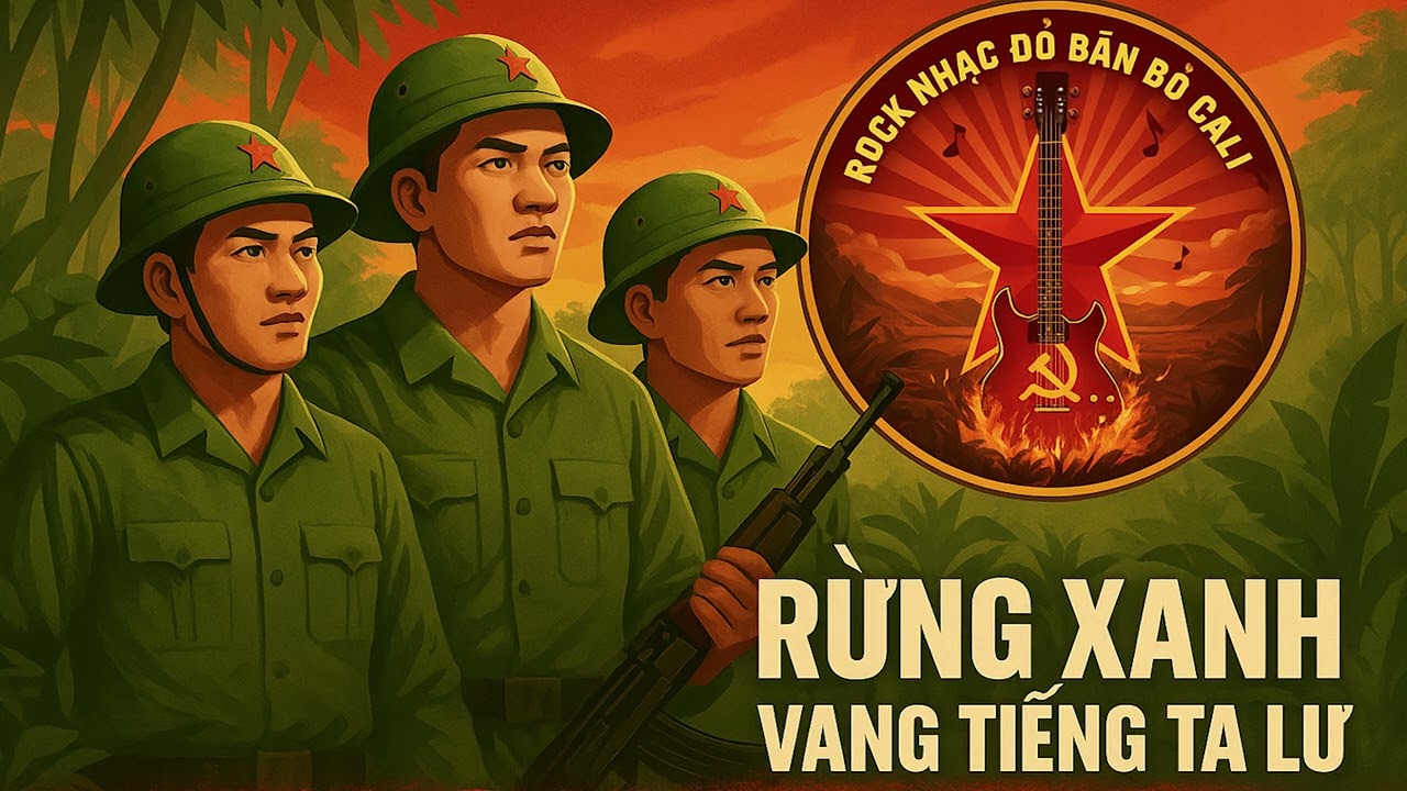 Rock Metal - Rừng Xanh Vang Tiếng Ta Lư - Rock NHẠC ĐỎ BẮN BỎ CALI #rocknhacdobanbocali