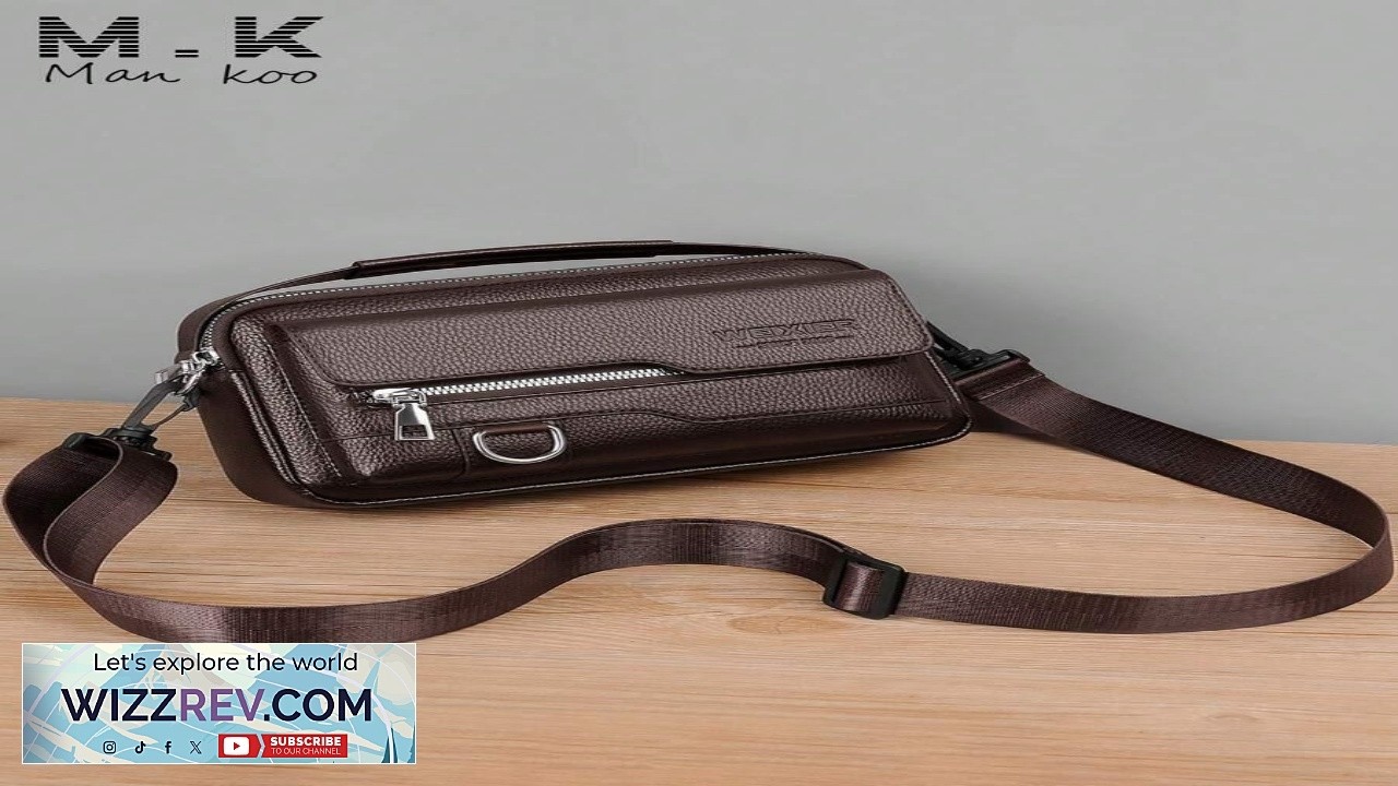 Nylon Sling Bag For Men Shoulder Crossbody Bag Small Pouch Headphone Holder