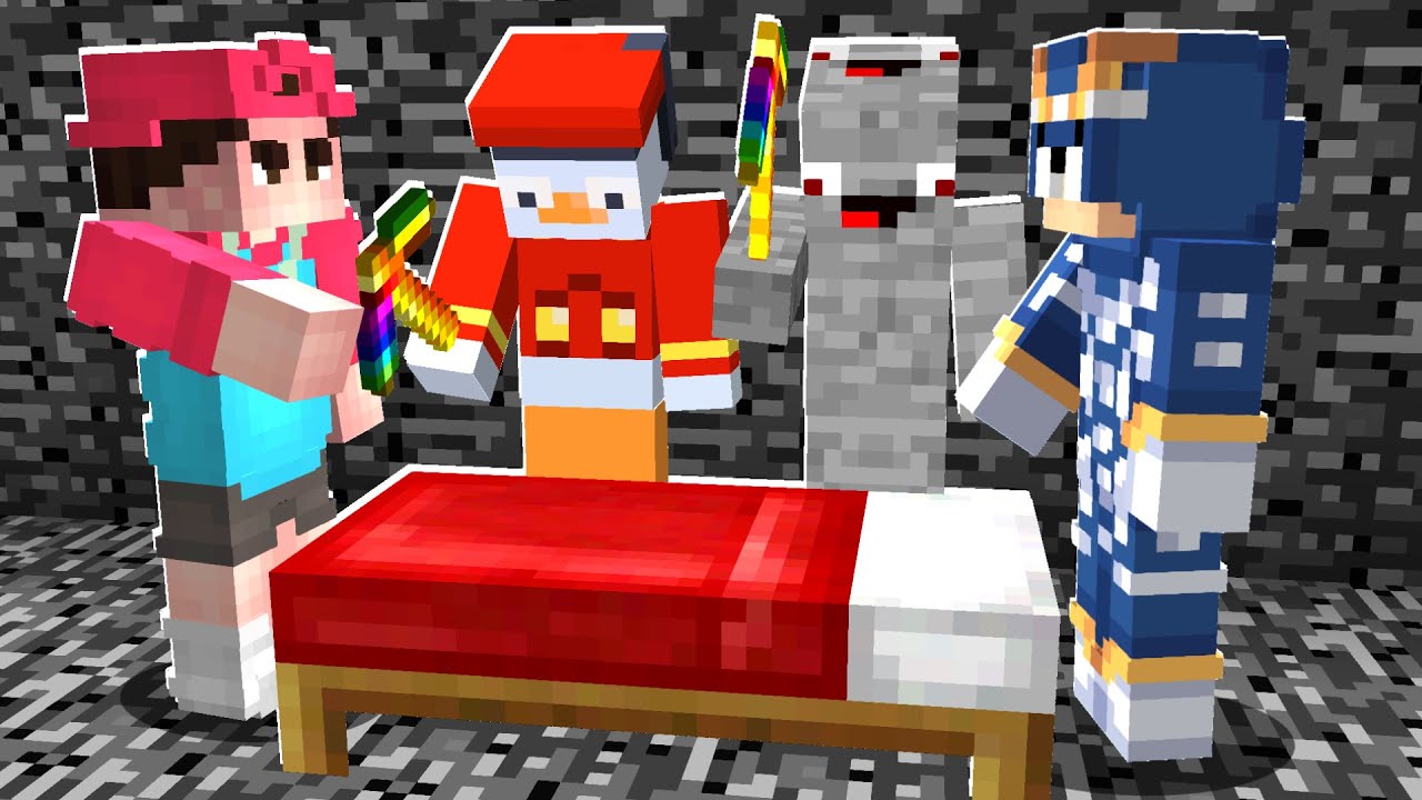 WASSERKRIEGER VS ALPHA CLAN Minecraft LUCKY BLOCK BEDWARS