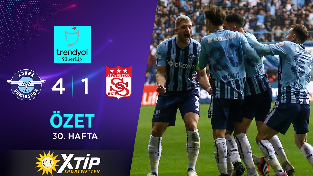 MERKUR BETS | Adana Demirspor (4-1) Sivasspor - Highlights/Özet | Trendyol Süper Lig - 2023/24