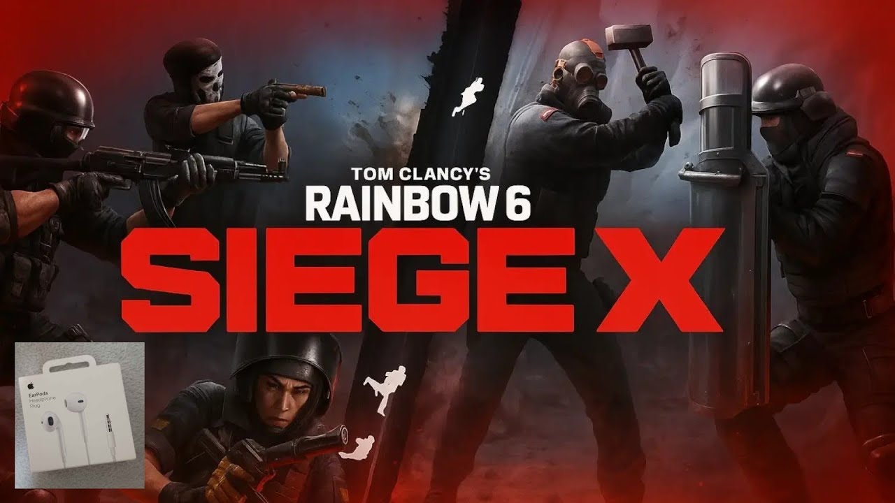 【PS5/R6SX】AppleのEarPods使ってみた。『レインボーシックス シージ エックス』