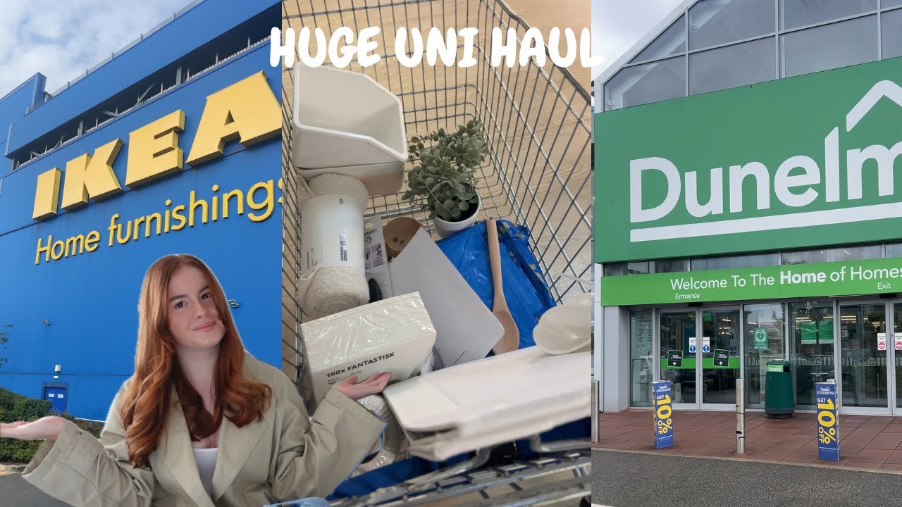 HUGE first year uni haul🎓🛍️ | ikea, tk maxx, b&m, home bargains and more