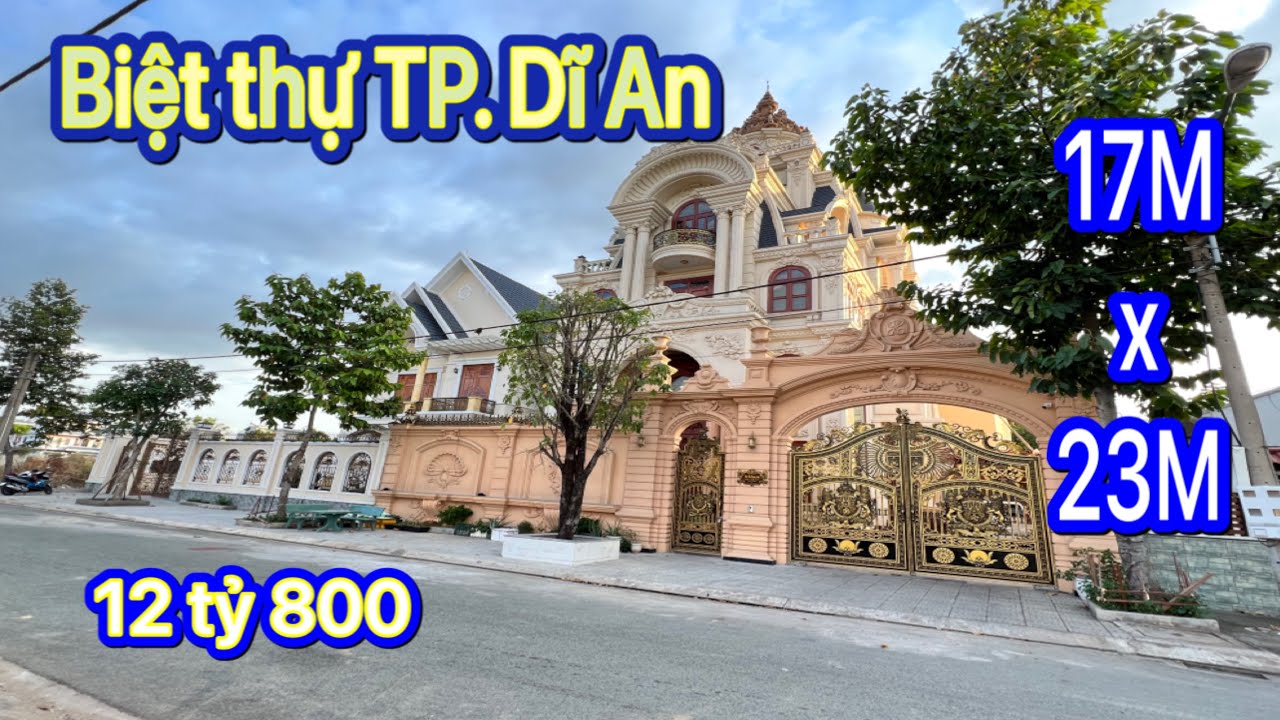 (Đã bán) Biệt thự giá cực rẻ tại TP Dĩ An | Cần bán gấp | 17M x 23M | Biệt thự Dĩ An Bình Dương