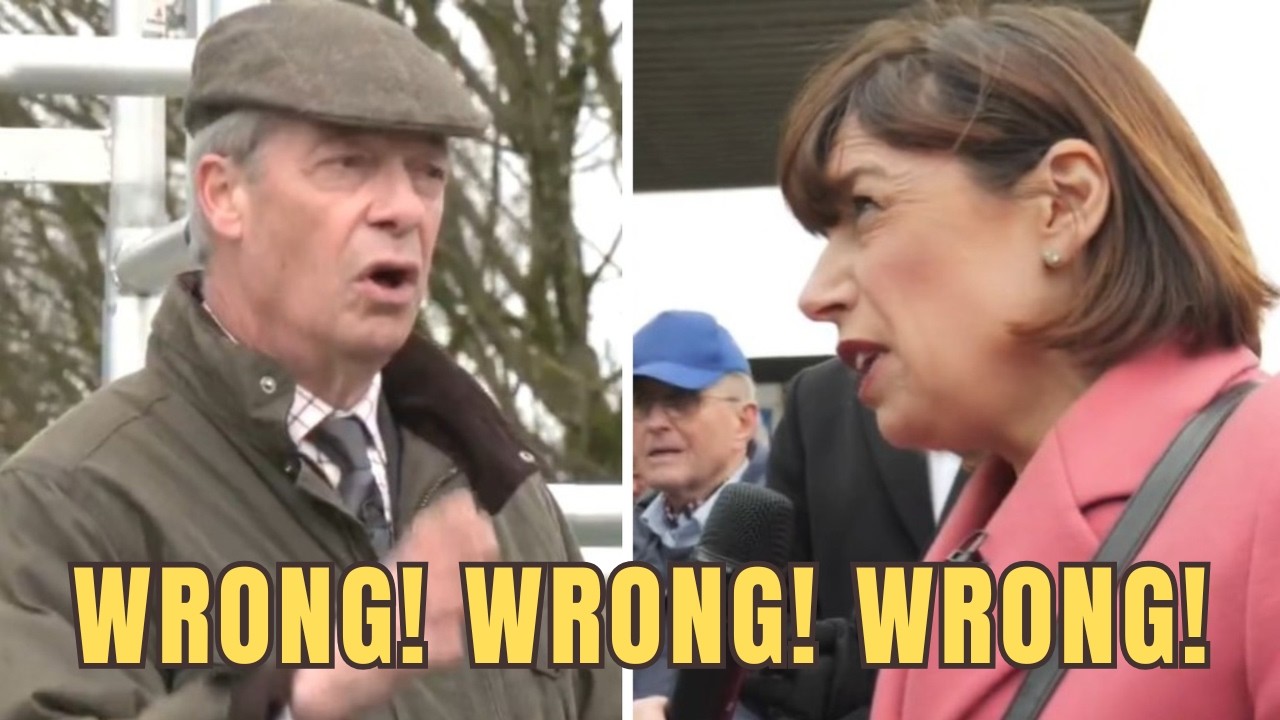 Angry Farage SHOUTS At Sky News Female Journalist Over Tax Cuts!