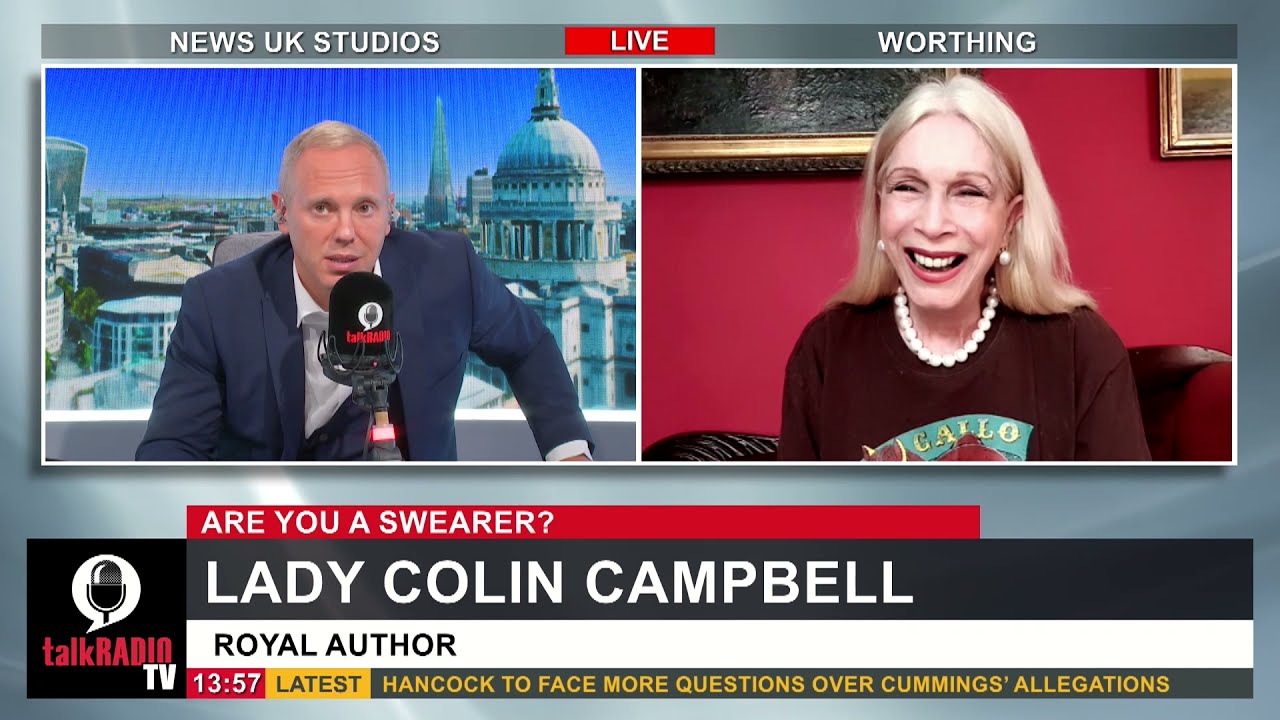 Lady Colin Campbell on the normalisation of swearing