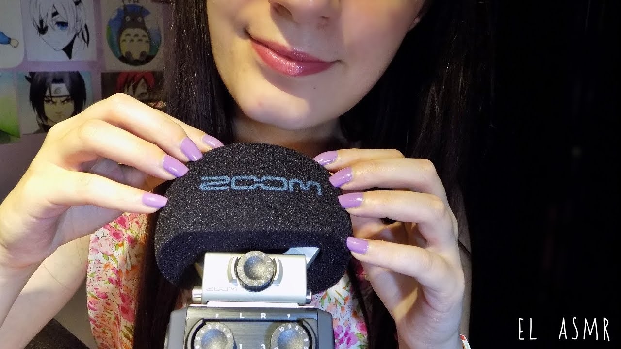 ASMR Mic Scratching, Tapping, Brushing *zoom h6* [No Talking]