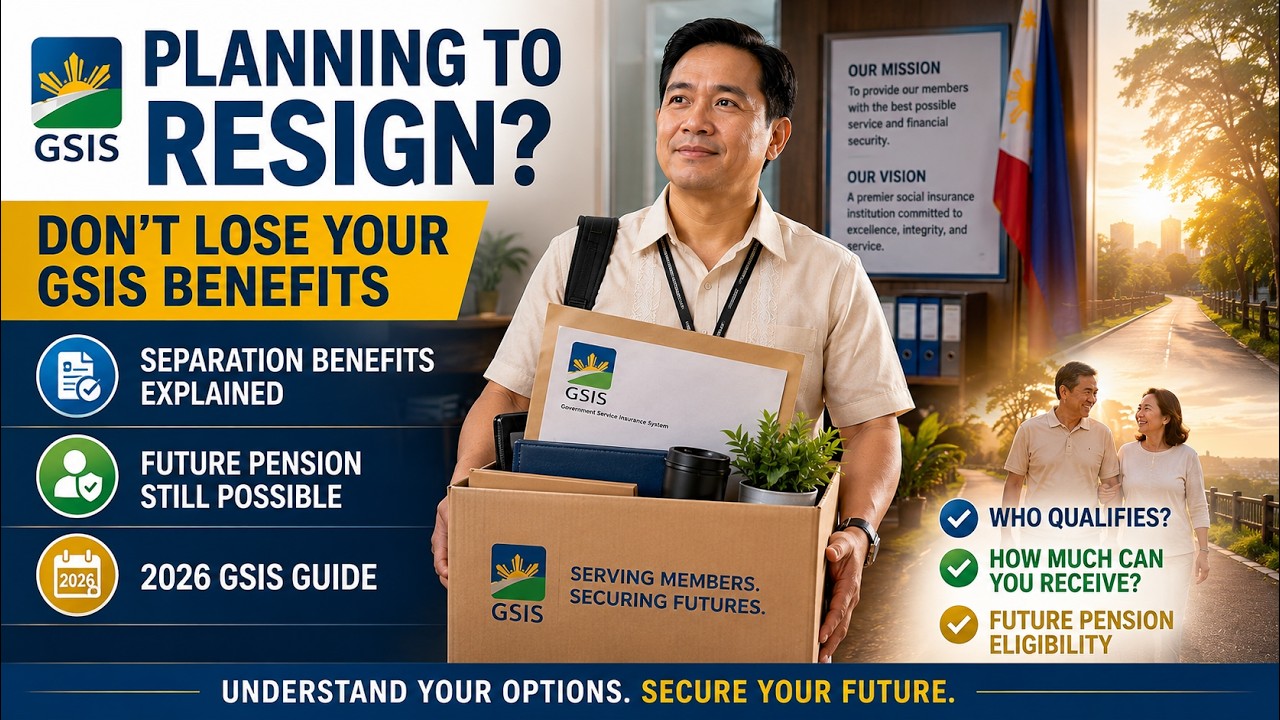 Resigning from Government? Don't Lose Your GSIS Benefits!