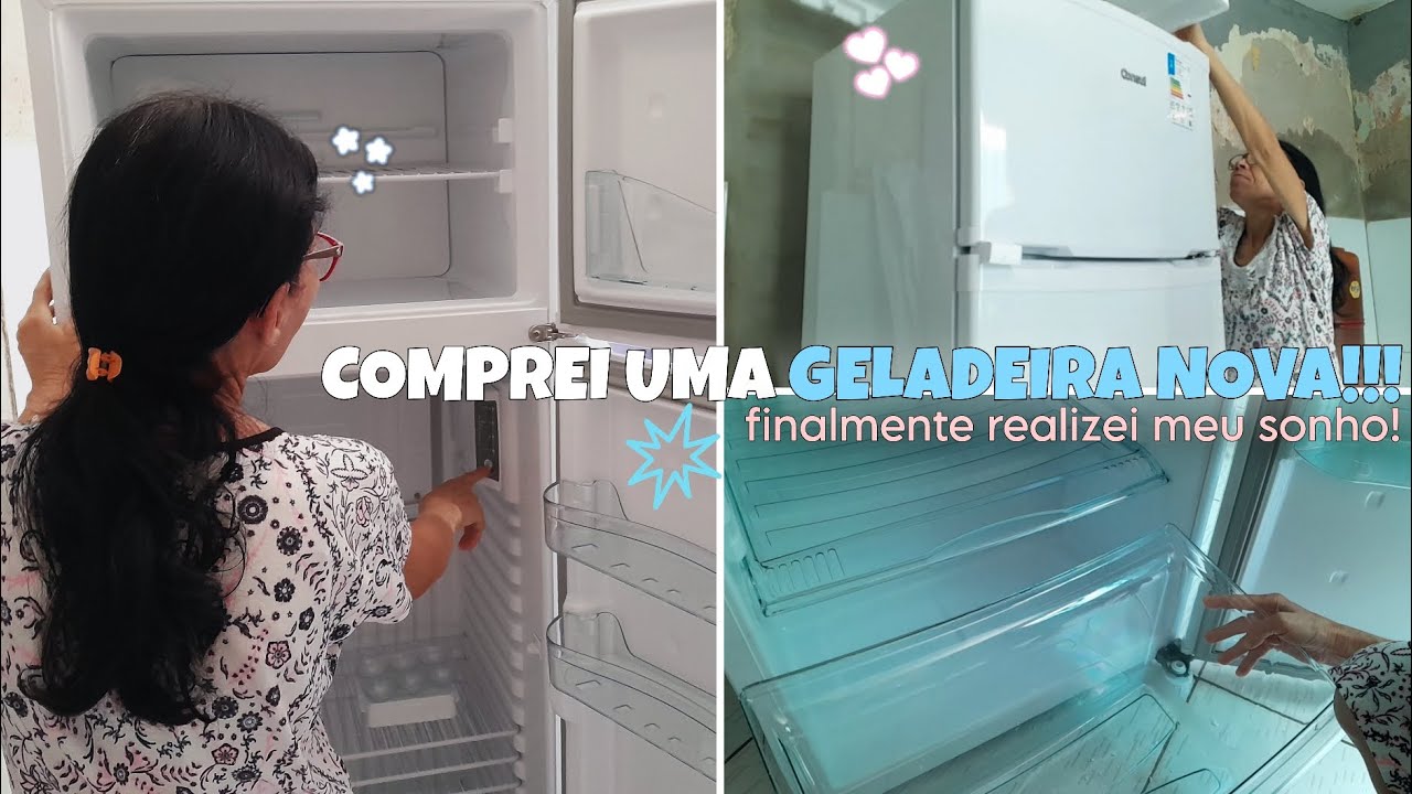 REALIZEI MEU SONHO | MOSTRANDO MINHA GELADEIRA NOVA!!