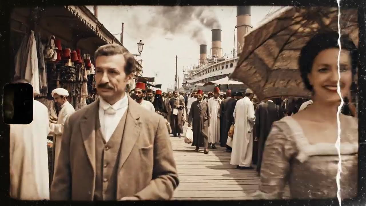 Египет в 1910 году — в исполнении братьев Люмьер (переосмысление с помощью ИИ)