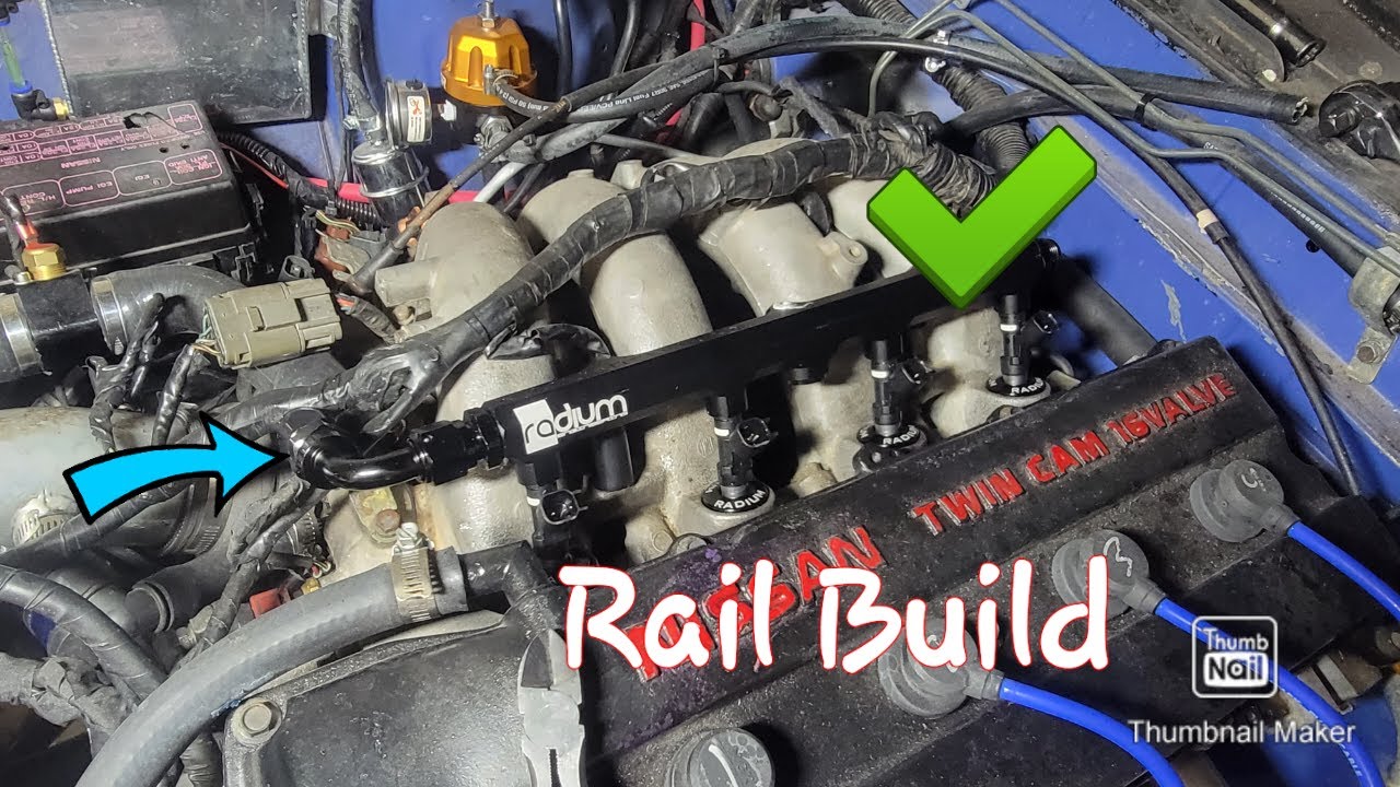 240sx s13 (ka24de) Raduim Fuel Rail Build Guide