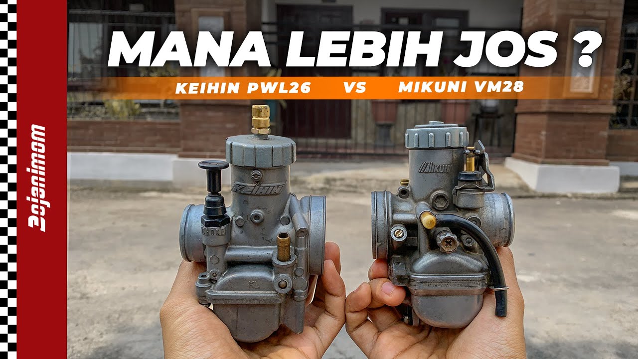 KARBU PWL 26 VS MIKUNI VM 28 | NINJA RR R SS 2TAK | MANA KARBU SKEP BULAT TERBAIK?