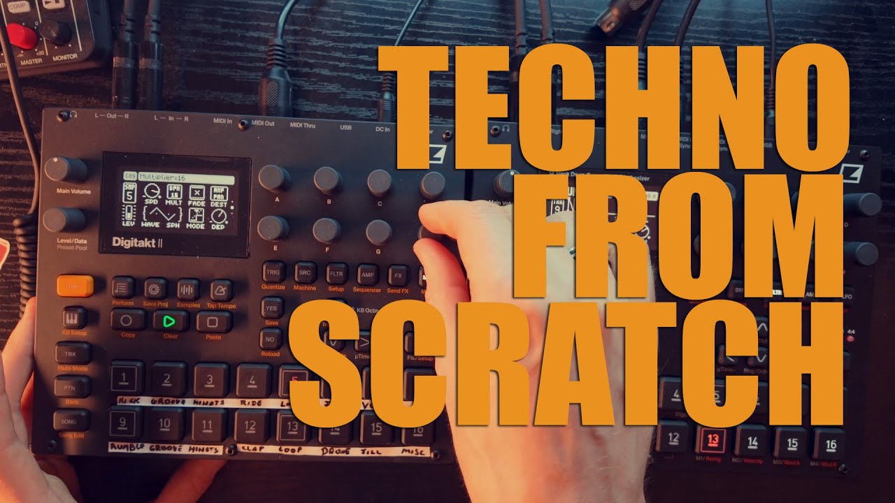 Techno From Scratch on Digitakt II and Syntakt