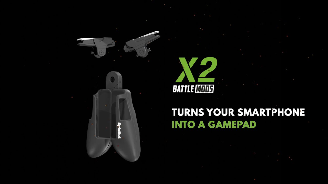 SpinBot BattleMods X2 Gaming Grip and Triggers Combo for Four Finger Claw Grip.