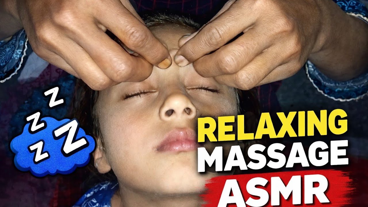 relaxing head massage | Full Body Massage ASMR 