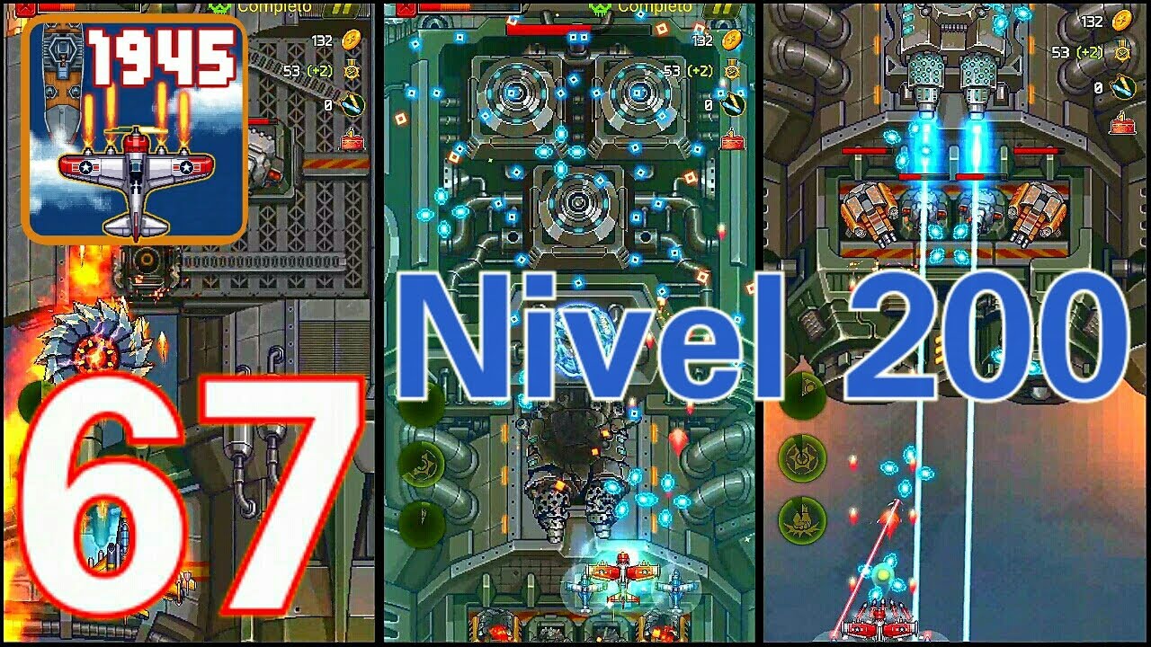 1945 Air Force-(Gameplay 67)-Nivel 200 *Nivel Final*
