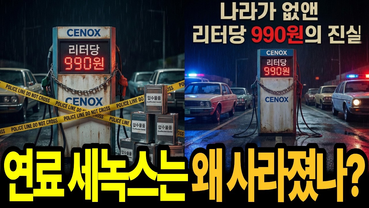 “리터당 990원, 더 잘 나가던 연료 세녹스는 왜 사라졌을까? 성능이 아니라 세금이 막아버린 진짜 이유”