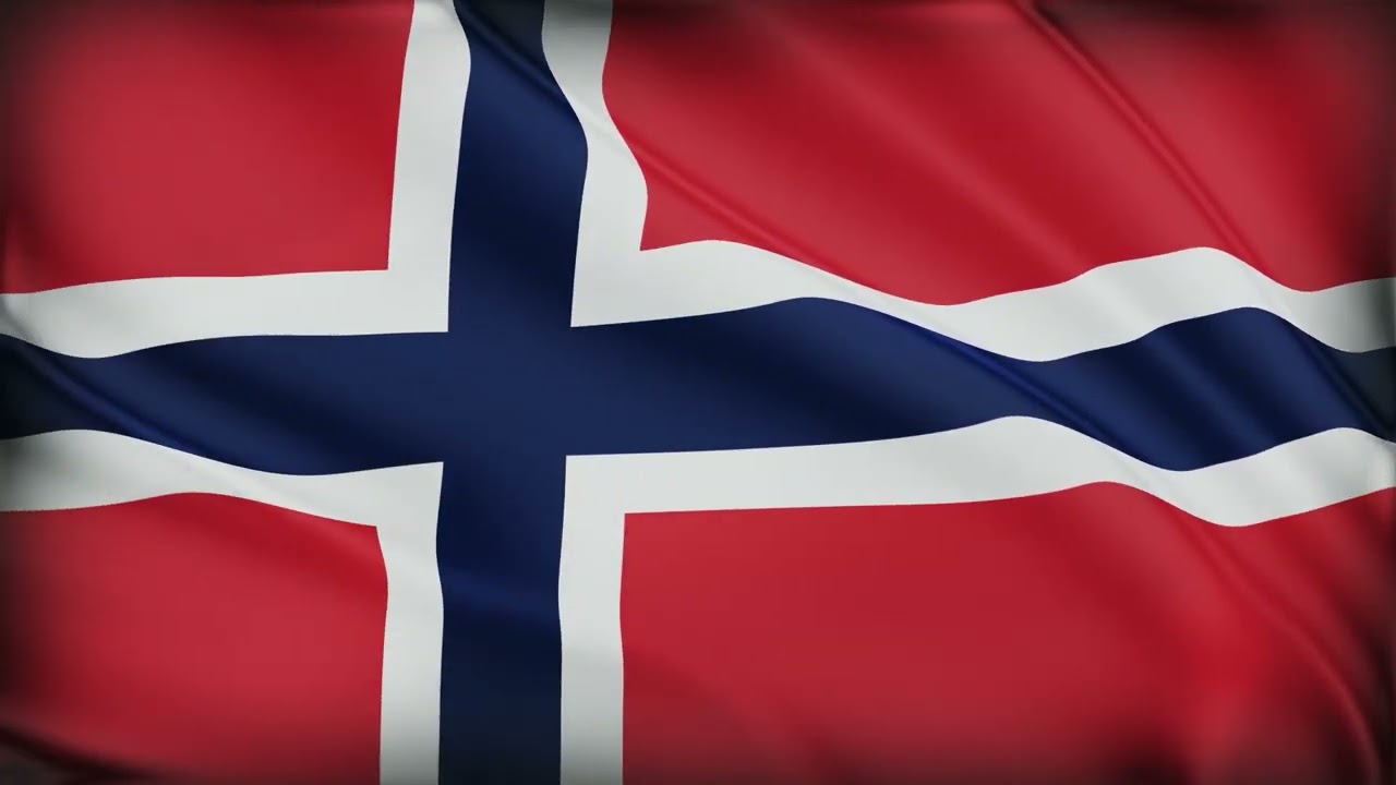Norway Flag Waving | Norway Flag Background Video