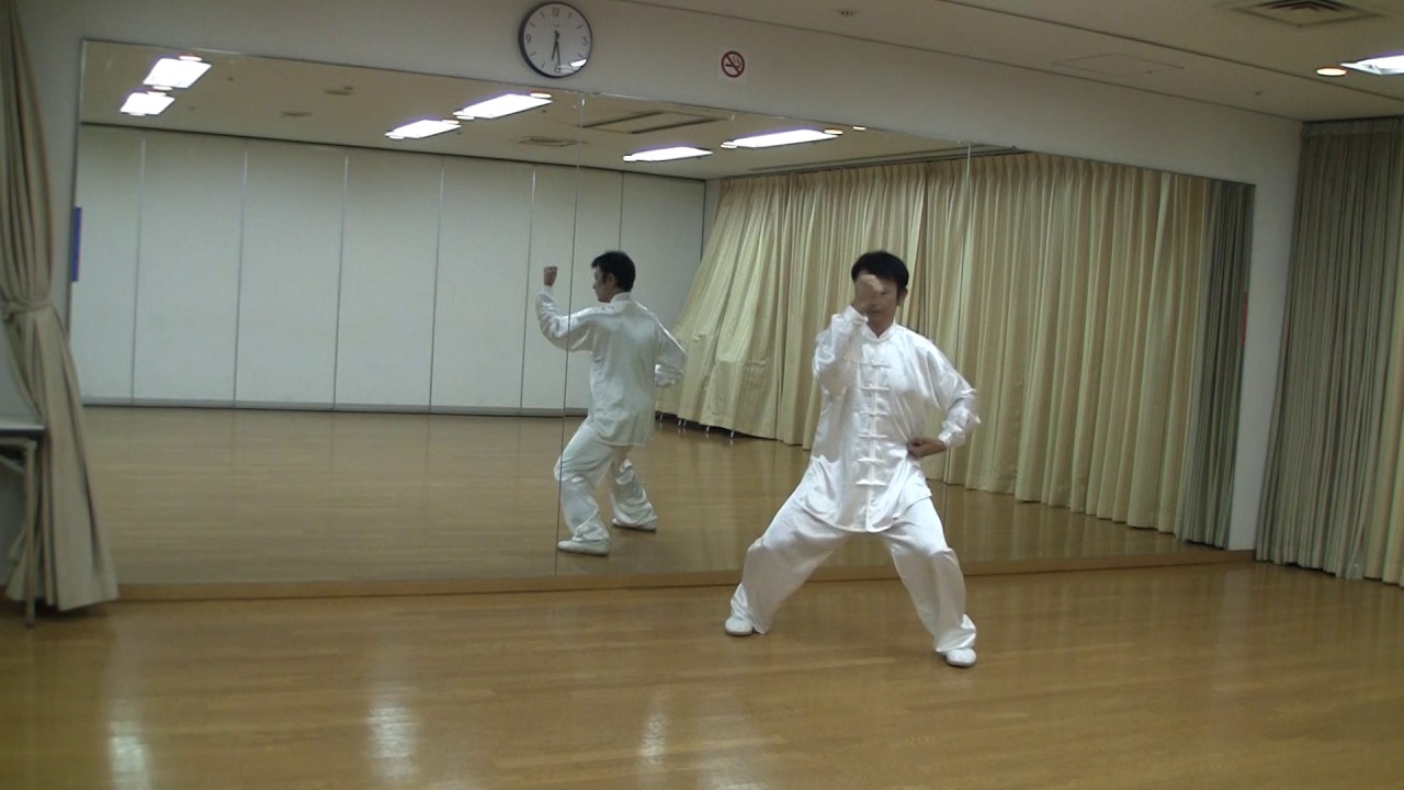 太極拳　４２式太極拳【鏡】　４段(３０～３７） (解説誘導）　42 Forms Tai Chi Chuan Group4　竹内太極拳　竹内健二