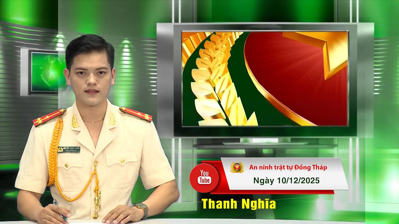 Chuyên mục ANTT Đồng Tháp ngày 10-12-2025