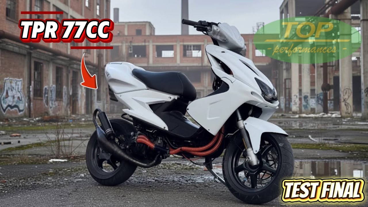 TEST AEROX TPR 77cc | Últimos detalles + Onboard