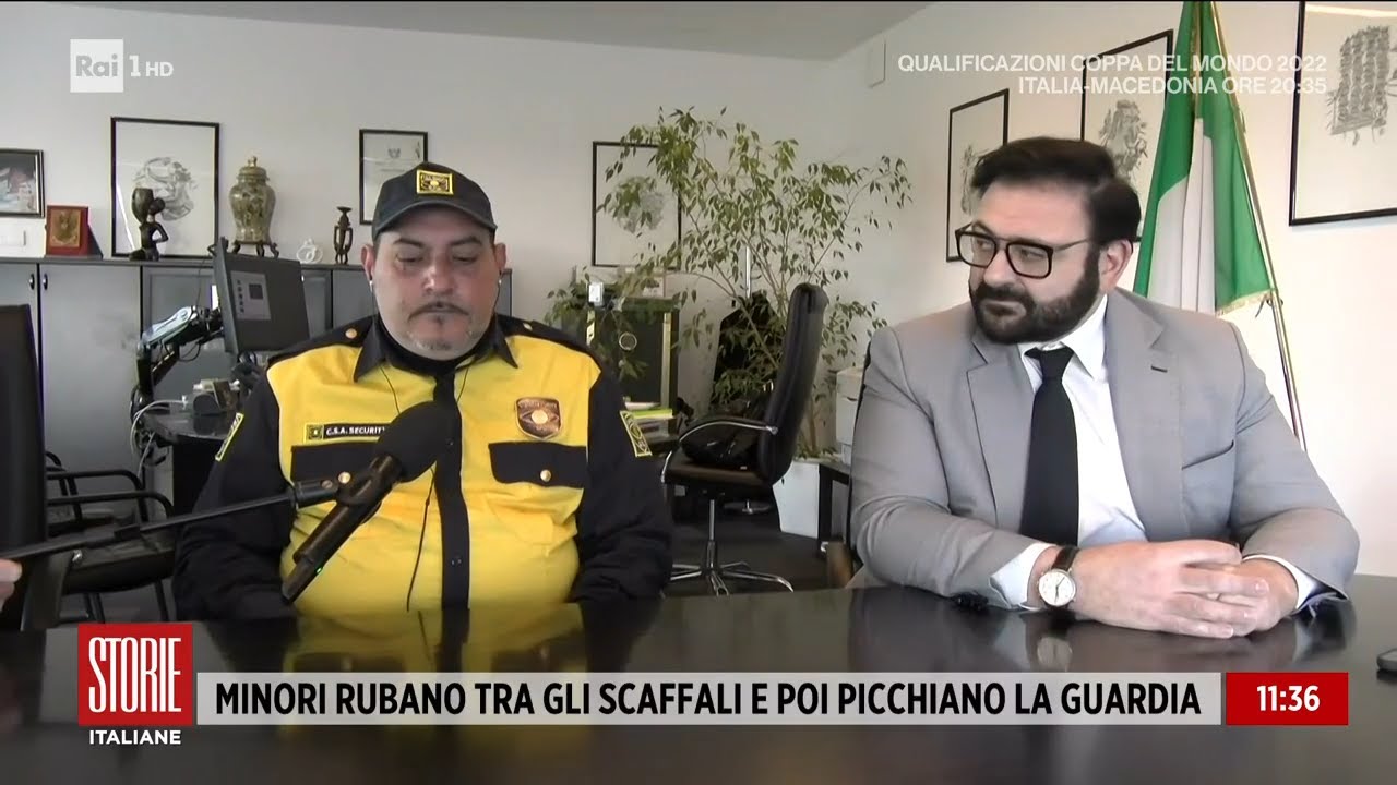 Rubavano al supermercato minori picchiano la guardia - Storie italiane  - 24/03/2022