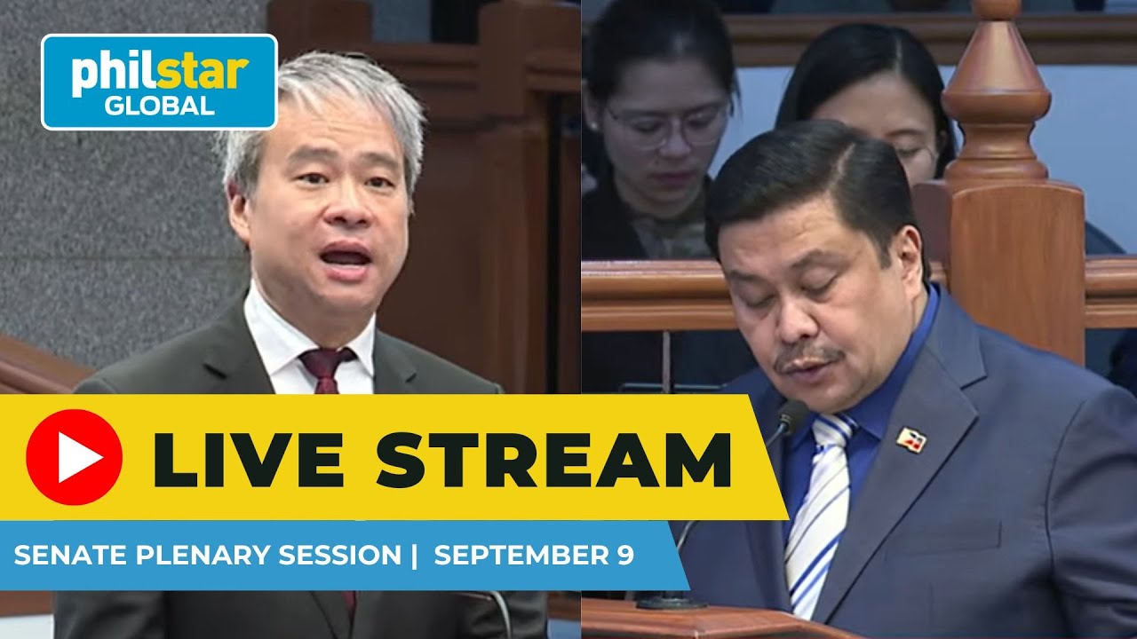 LIVE:  Senate plenary session | September 9